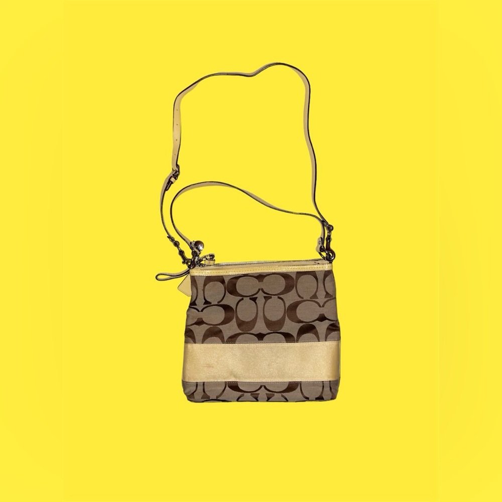 Y2K coach, monogram handbag and Crossbody